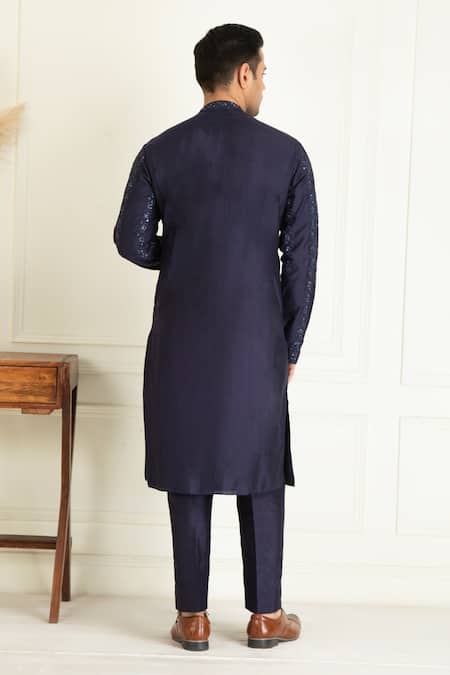 Priyanka Jain Silk Embroidered Kurta & Pant Set 