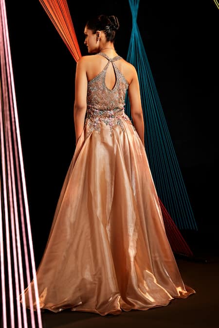 Roqa Hand Embroidered Gown 