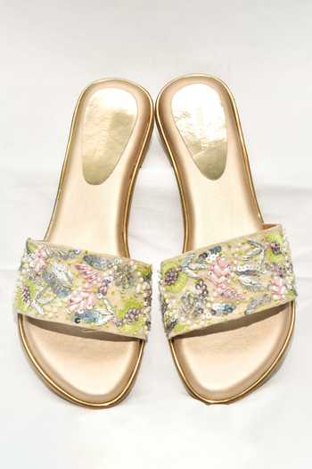 Foot Fuel My Forever Sequin Embroidered Flats 