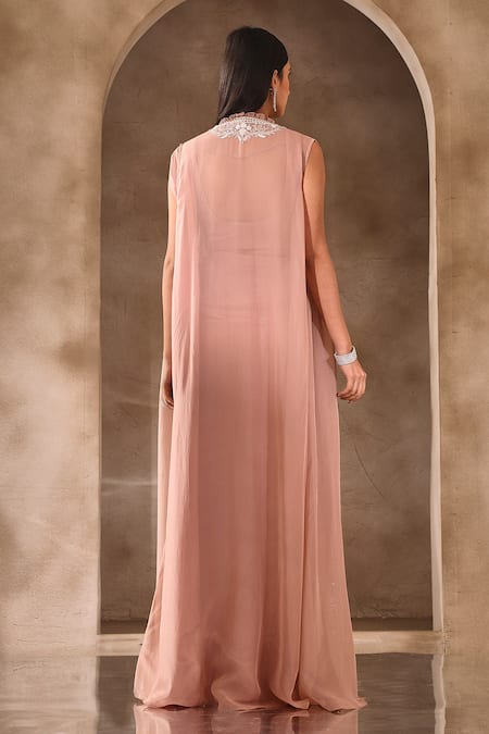 Seema Thukral Pre-Stitched Saree Jacket Set 