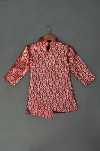 Maaikid Brocade Embroidered Sherwani & Dhoti Pant Set 