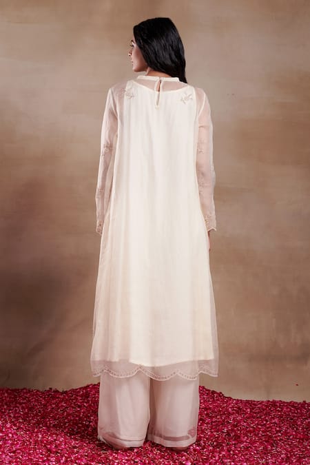 SHASHA GABA Rosa Woodli Kurta & Palazzo Set 