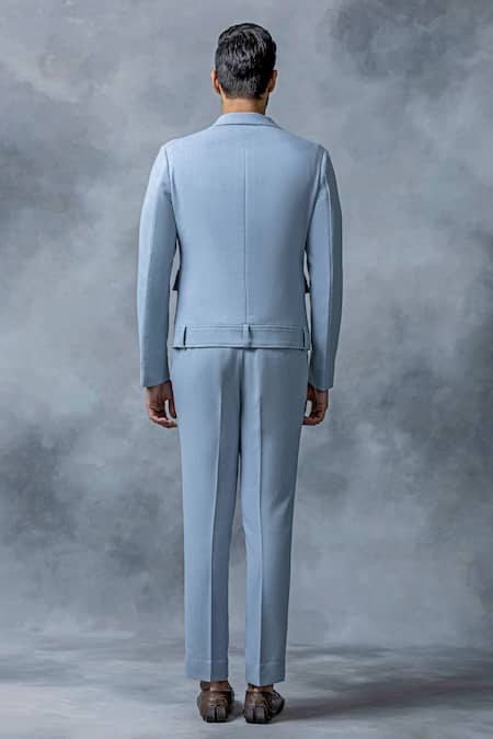 Sarab Khanijou Zipper & Patch Pocket Detailed Blazer & Pant Set 