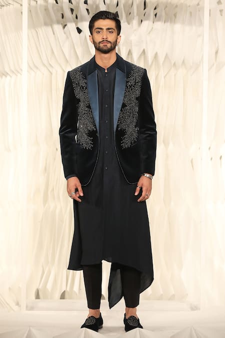 Rohit Gandhi + Rahul Khanna Velvet Andrea Tuxedo 