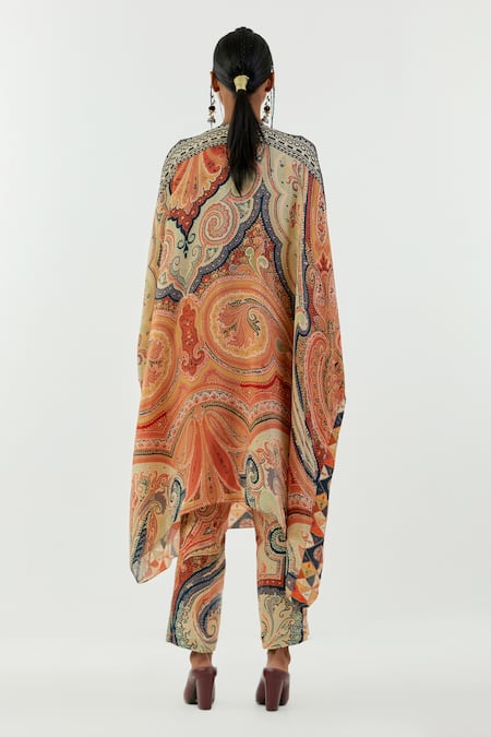 Aseem Kapoor Ritu Geometric Print Kurta & Trouser Set 