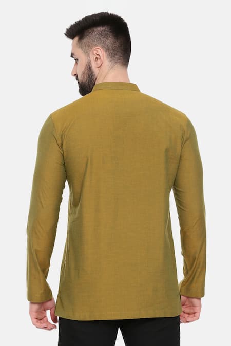 Mayank Modi - Men Malai Cotton Short Kurta For Kids