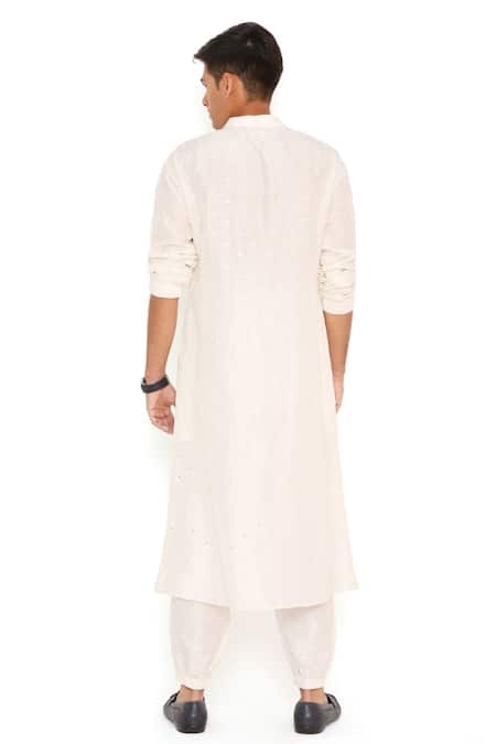 PS Men By Payal Singhal Solid Bomber Kurta & Jogger Pant Set 