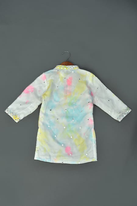 Maaikid Embroidered Kurta & Pyjama Set 