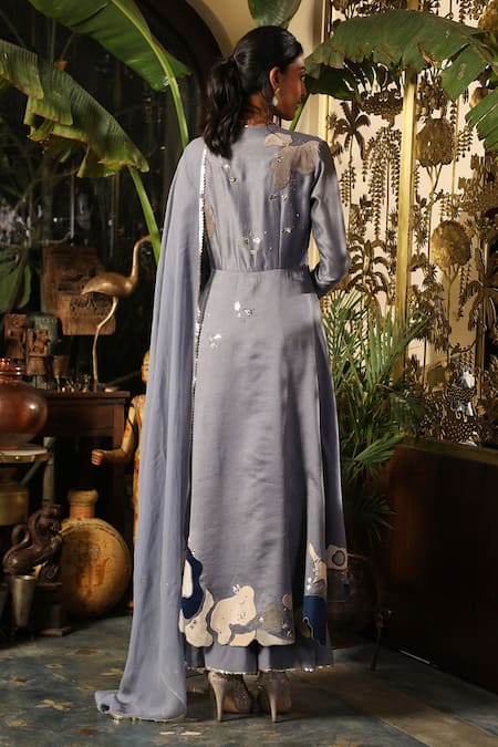 Sahil Kochhar Alima Bodice Embroidered Anarkali Set 