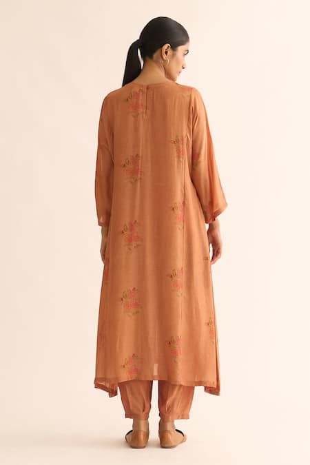 Dot Evani Printed A-Line Kurta & Pant Set 