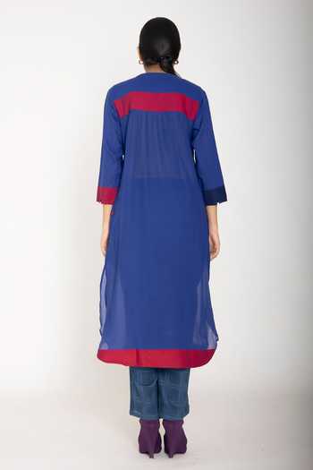 JAYATI GOENKA Cotton Jamdani Tunic & Pant Set 