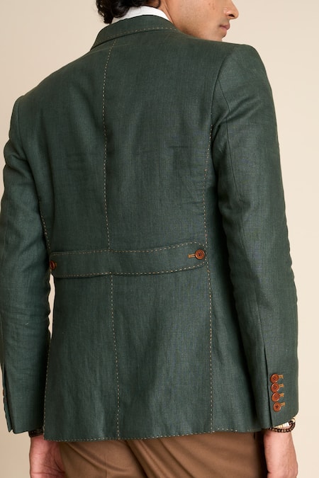 Gargee Designers Sartorial Single Breasted Linen Blazer 