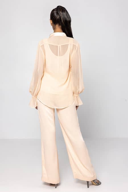 Sartoriale Thread Hand Embroidered Shirt & Pant Set 