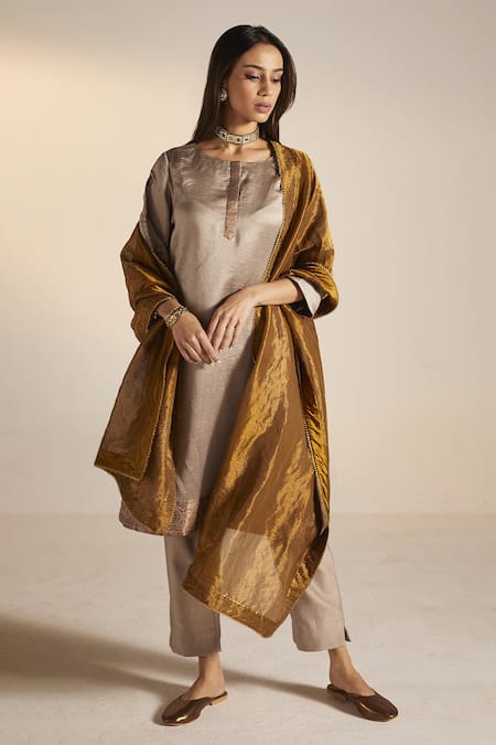 Shorshe Clothing Hand Block Print Dupatta