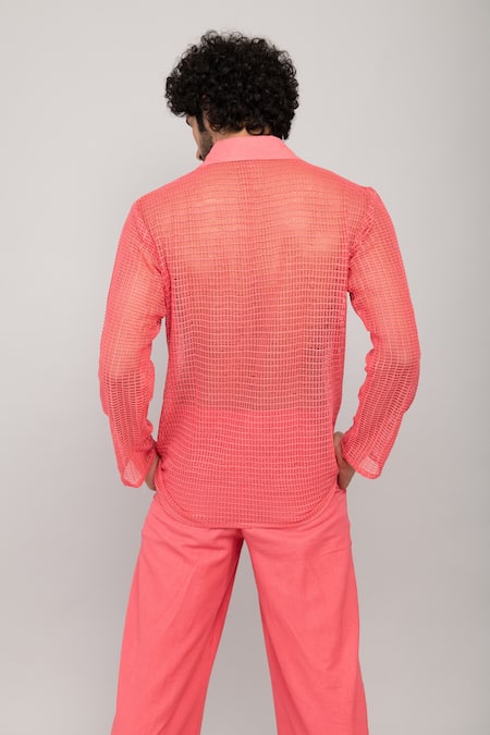 Kalakaari By Sagarika Hand Block Printed Jacket Pant Set 