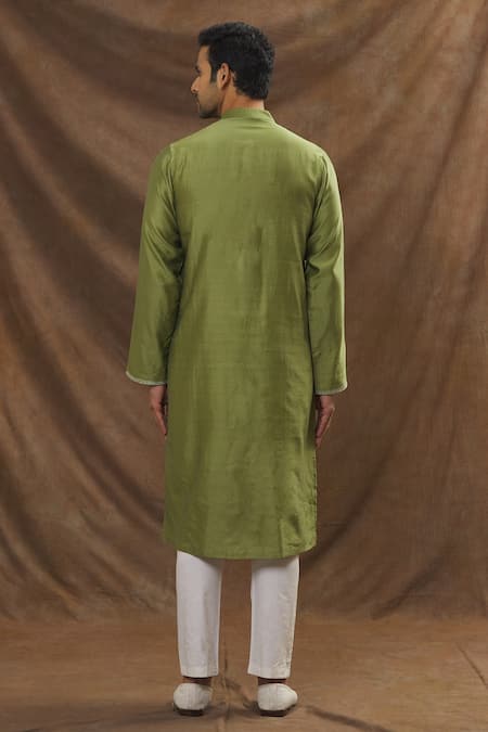 The MeN'S Kompany Chanderi Silk Kurta 