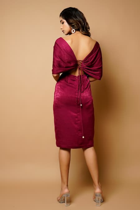 Ahi Clothing V Neck Wrap Dress 