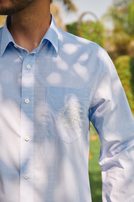 Philocaly Strake Textured Cotton Shirt 