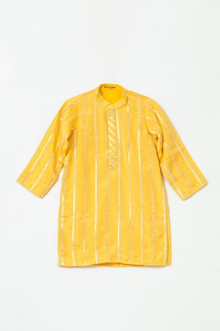 Shruti Jalan Gota Embroidered Kurta Pant Set 