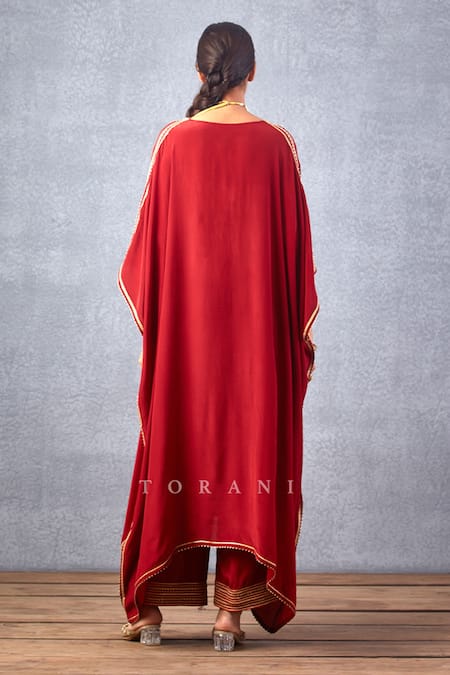 Torani Sindoori Ashni Kaftan & Pant Set 