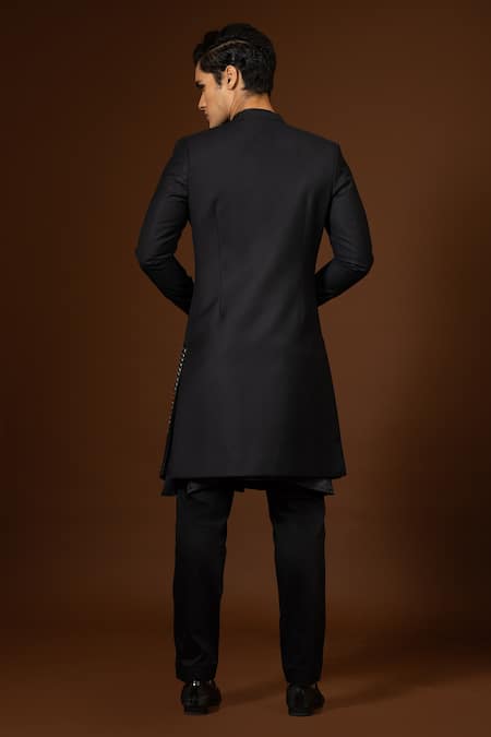 PAARSH Embroidered Achkan & Kurta Set 