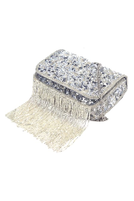 Adorn My Wish Sequin Embroidered Bling Bag 