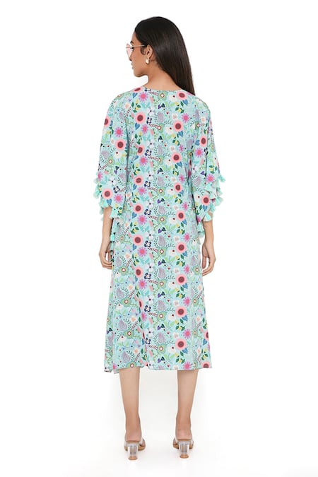 PS Pret By Payal Singhal Spring Floral Garden Print Kaftan 