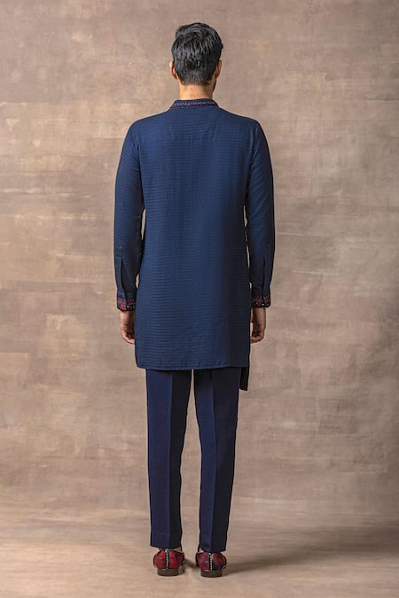 Sarab Khanijou Silk Thread Embroidered Kurta Set 