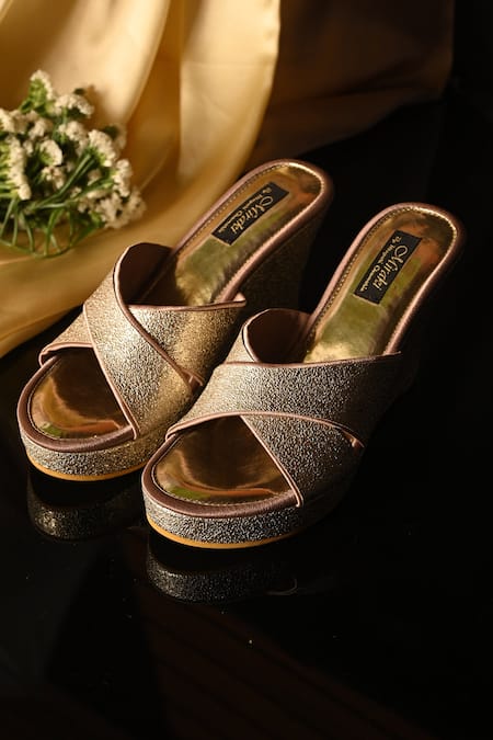 Miraki Cross Strap Wedges 