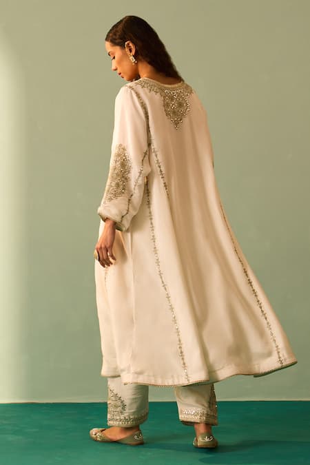 Angad Singh Embroidered Choga Pant Set 