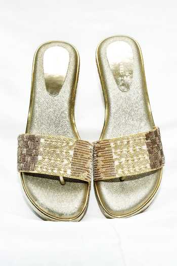 Foot Fuel Avi Bead Embellished Wedges 
