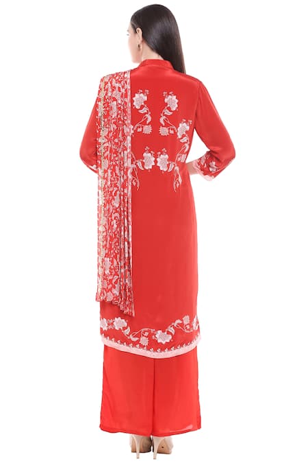Soup By Sougat Paul Draped Kurta & Palazzo Set 