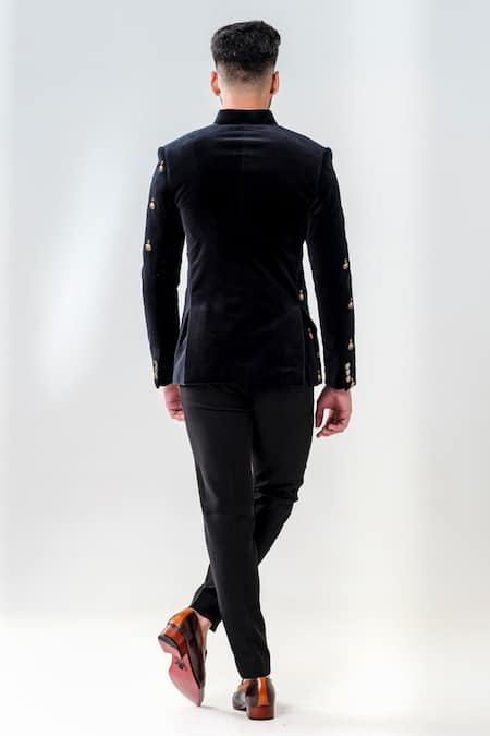 Amrit Dawani Shell Motif Embroidery Jodhpuri Set 