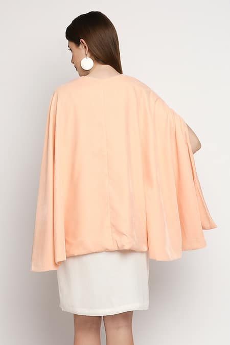 Monk & Mei By Sonia Anand Arzu Sequin Strappy Dress With Velvet Cape 