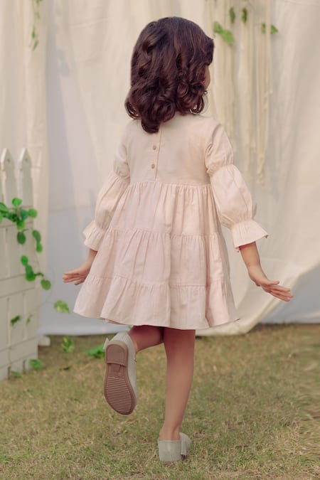 Bagichi Eloise Bunny & Garden Embroidered Dress 