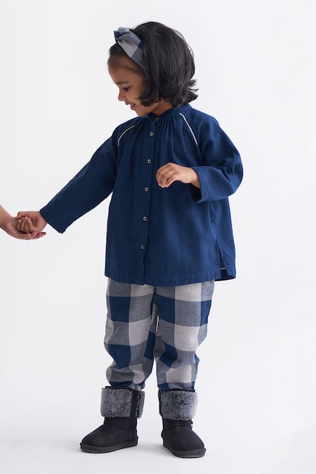 Shop_Three_Blue Full Sleeved Top _at_Aza_Fashions