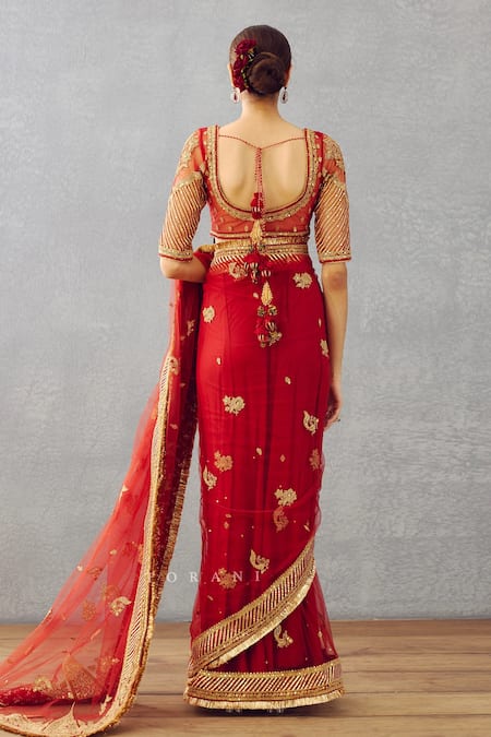 Torani Sindoori Ojasvi Embroidered Saree 