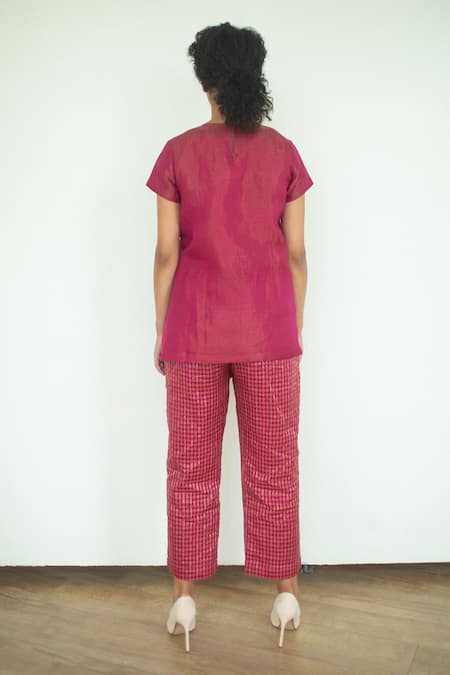 Oja Embroidered Tunic With Pant 