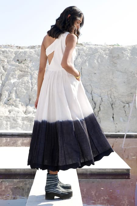 The Loom Art One Shoulder Cut-Out Dress 