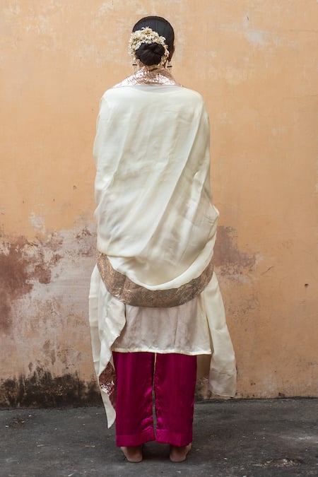 Avaasya Jaipur Gajji Silk Kurta Set 