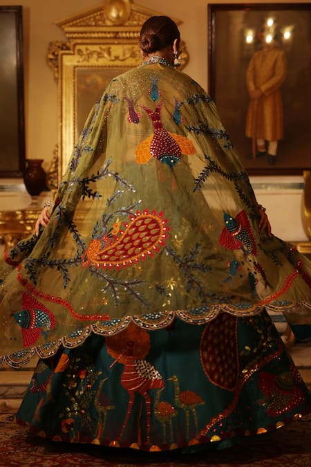 Xoxo Apurva Zardosi Embroidered Bridal Lehenga Set 