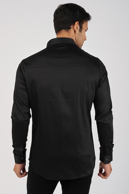 Sanjana Reddy Designs Tiger Embroidered Shirt 