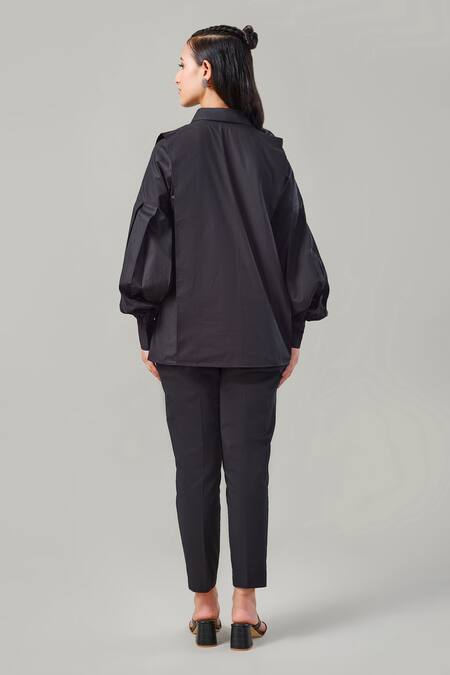 EK Dhaaga Embellished Balloon Sleeve Shirt 