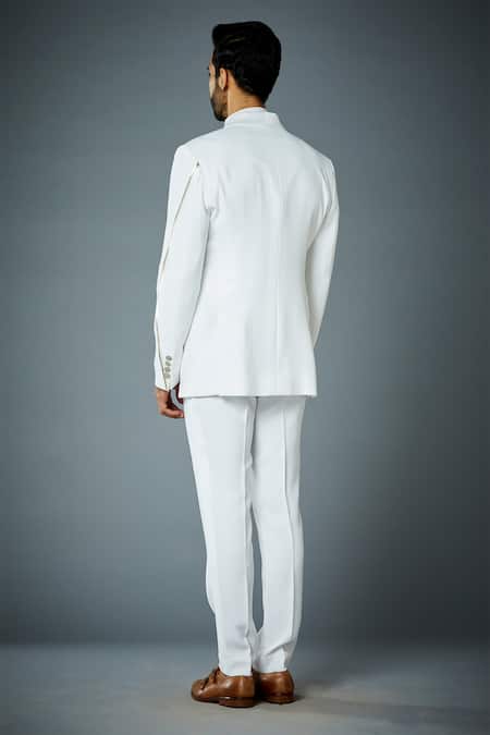 Gargee Designers Galaxy Tape Embellished Tuxedo Jacket & Pant Set 