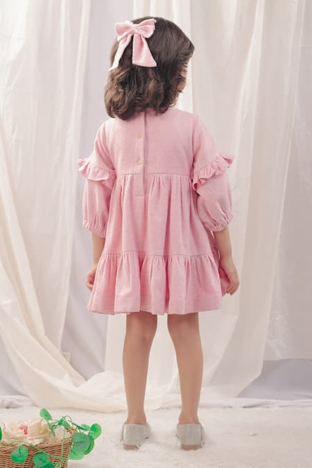 Bagichi Madelyn Deer Embroidered Dress 