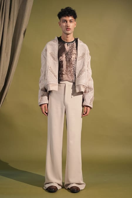 Nikita Mhaisalkar Abstract Print Tee 