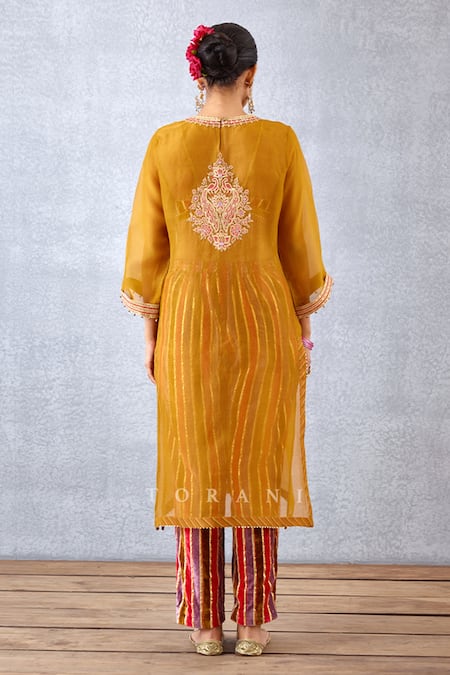 Torani  Aftaabi Revathi Sheer Kurta & Pant Set 