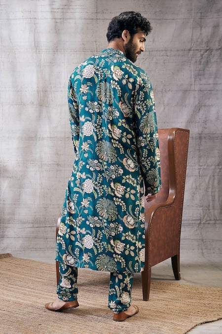 Soup By Sougat Paul Mehr Floral Print Kurta With Pant