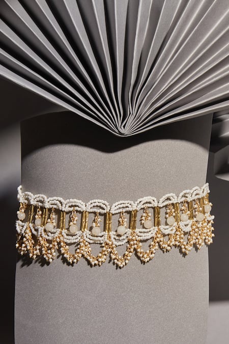 House of D'oro Frilana Stone Embellished Choker 