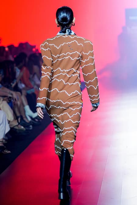 Shahin Mannan Houses Of Rainbow Embroidered Dress 